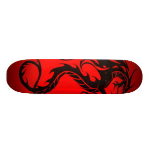 Svart drake old school skateboard bräda 18 cm