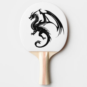 Svart drake pingisracket
