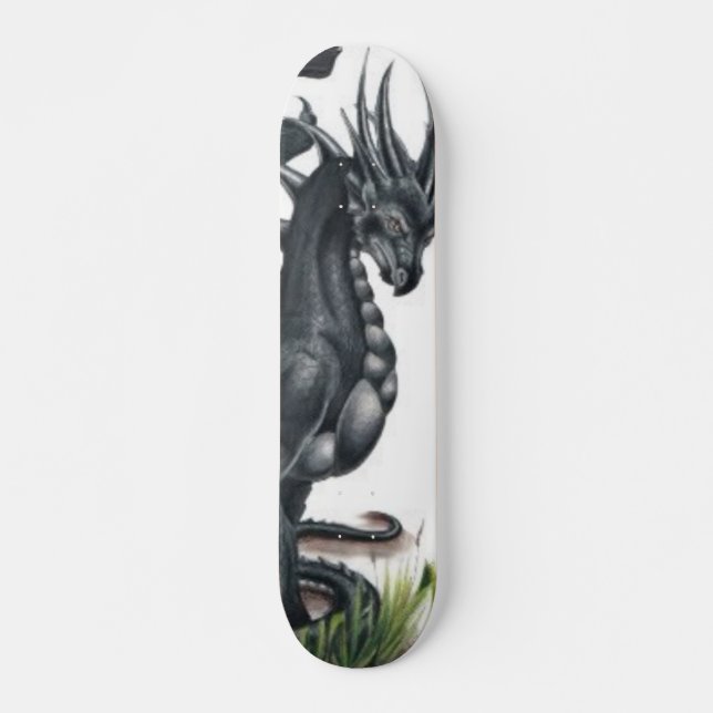 svart-drake skateboard bräda 21,5 cm (Framsida)