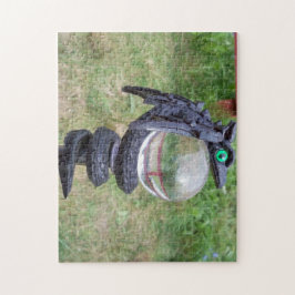 Svart drakeorbpussel pussel