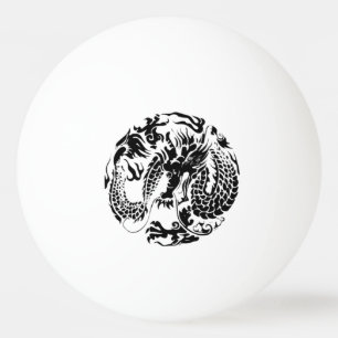 Svart drakePingPong boll