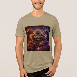 Svart Drakfamilj – Fantastidrakens Älskare T Shirt