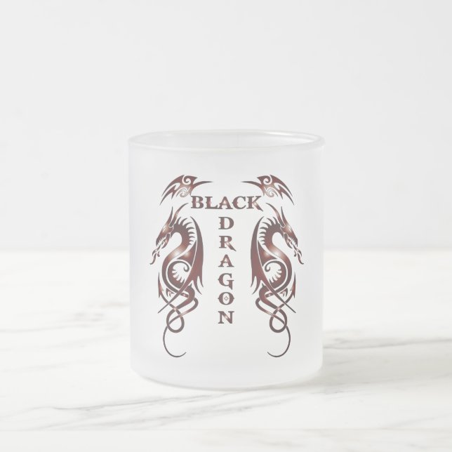 Svart Drakglas Mugg (Center)