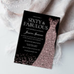 Svart Dress Womans i Ro 60:e Födelsedagsfesten Inbjudningar<br><div class="desc">Black Ro Guld Dress Womans 60:e Födelsedagsfest inbjudan och fantastiska variationer i inbjudan och matchande artiklar i vår butik</div>