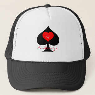 Svart drottning av spader Red Heart Thunder_Cove Keps