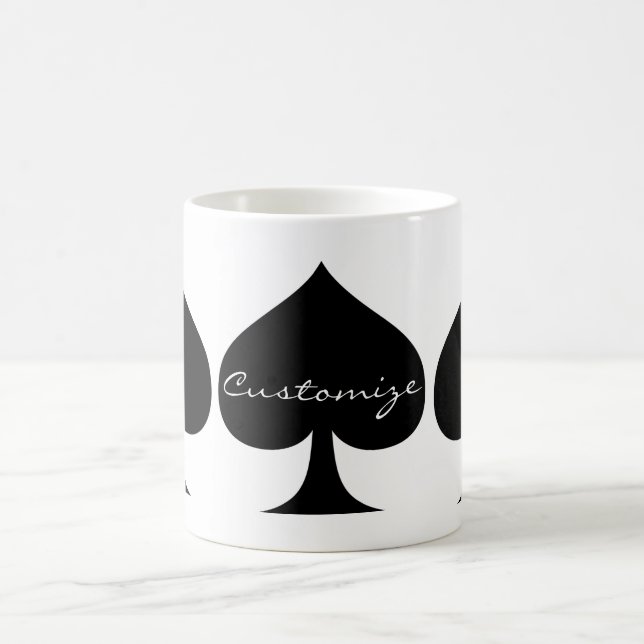 Svart drottning av Spades Black Thunder_Cove Kaffemugg (Center)