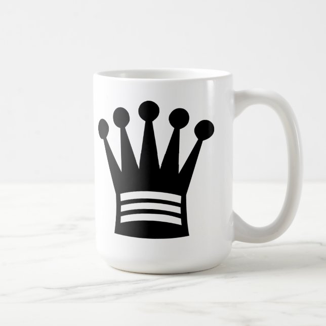 Svart drottning kaffemugg (Höger)