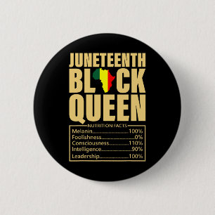 Svart drottning Nutrition Facts Black Histo Knapp