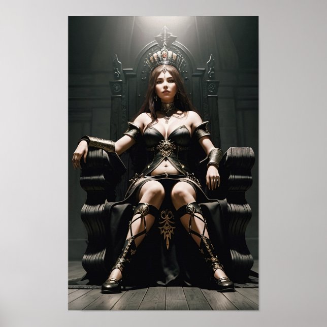 Svart Drottning Poster (Framsidan)
