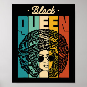 Svart Drottning - Svarta Historik Månad Och Pride- Poster