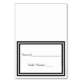 Svart dubbla - eskorteringskort bordsnummer