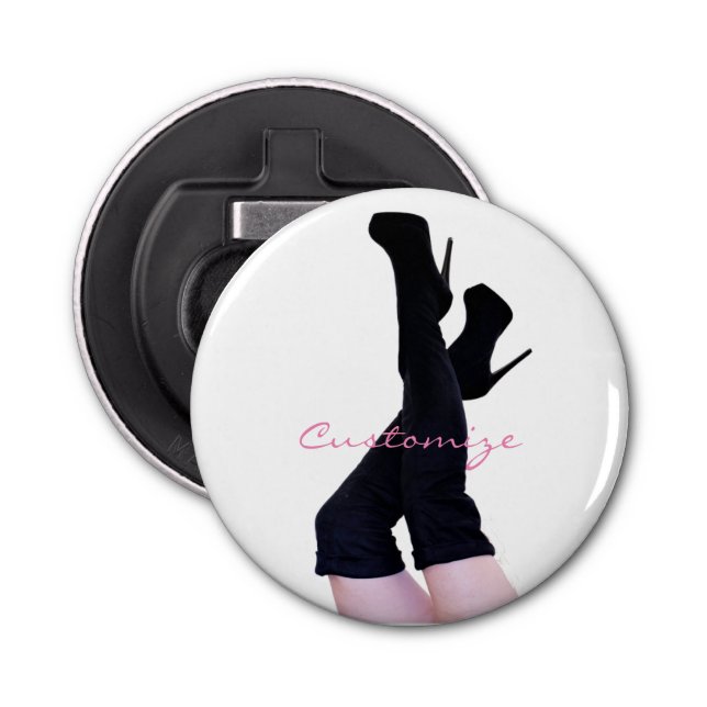 Svart duk, lårhögt, tunn_kur flasköppnare (Framsidan)