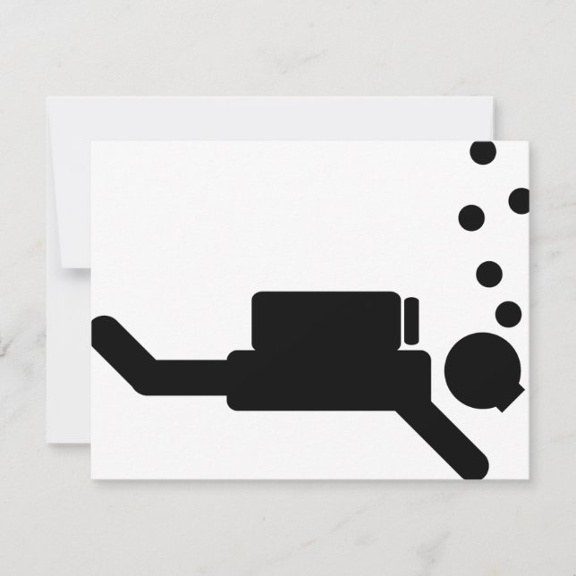 Svart dykarikon (Framsida)