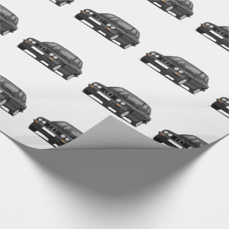 Svart E30 3 Serie Mönster Presentpapper