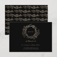 Svart Ebony botaniskt andedräkt QR CODE WEBSITE