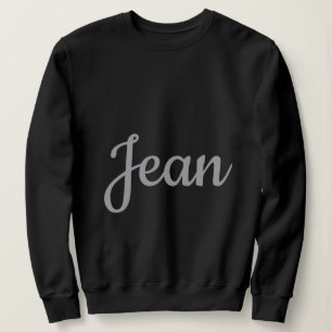 Svart eget namn Kvartskjorta för kvinnor T Shirt