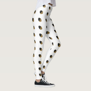 Svart ekollondamasker leggings