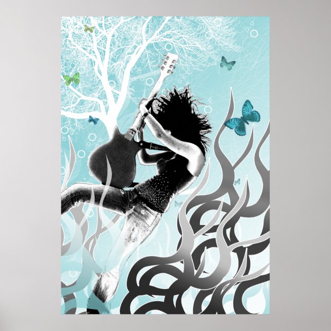 Svart eld Poster (Framsidan)