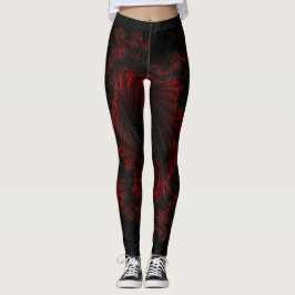 Svart eldben leggings