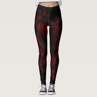 Svart eldben leggings