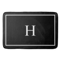 Svart Elegant Modernt Monogram