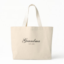 Svart Elegant Skrift Estalicherad Mormor