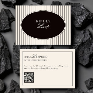 Svart Elfenben Klassiskt Gammalt Pengar QR-kod Brö OSA Kort