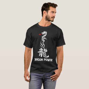 Svart eller mörk för elegant av dragkraft t-shirt