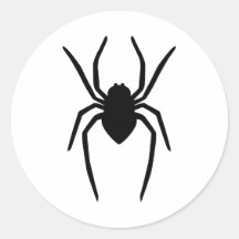 Svart (eller någon annan Färg) spindelsilhouette