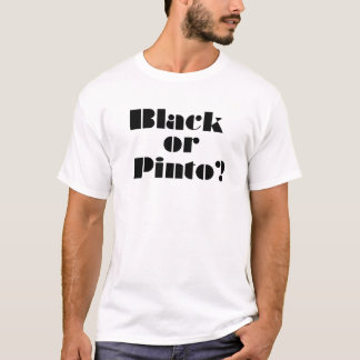 Svart eller Pinto T-shirt