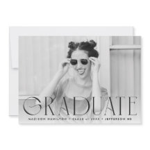 Svart | Enkel modern foto Studenten