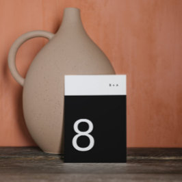 Svart, enkel, modern, modern, Rand-Elegant T Bordsnummer