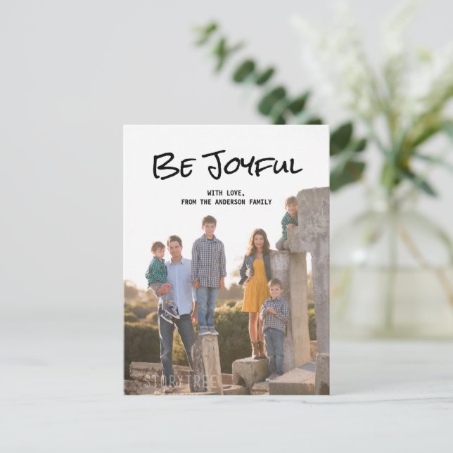 Svart enkelt skript var Glatt fotovykort Vykort (Stående Fram)