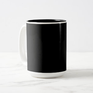 Svart enkelt Trendig Timless Elegant Mugg