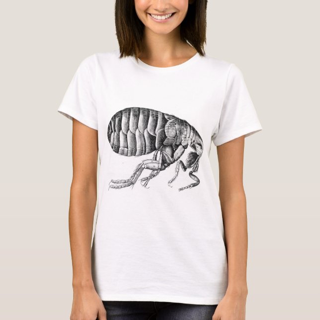 Svart epidemiloppor t-shirt (Framsida)
