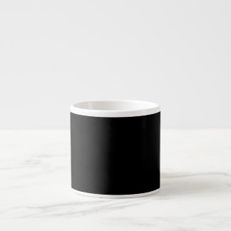 Svart espressomugg Minimalistisk keramisk kaffekop