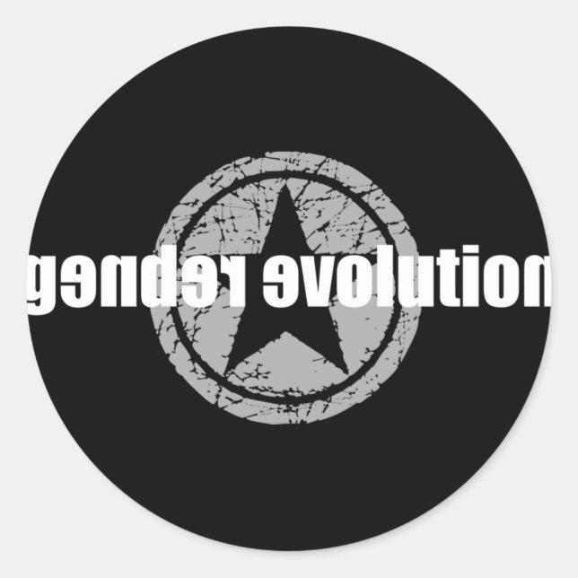 Svart etikett för gender Evolution (Framsida)
