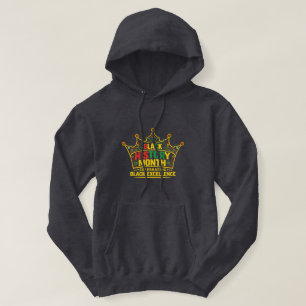 Svart excellens krona – Svarta historiemånaden Hoodie