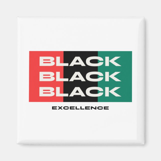 Svart excellens magnet (Framsidan)