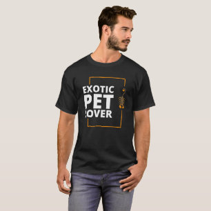 Svart exotisk Djurälskare T Shirt