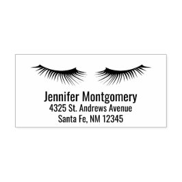 Svart Eyelash Long & Feminine Självfärgande Stämpel