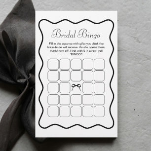 Svart fack Gifter sig Möhippa Bingo-spel