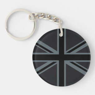 Svart facklig design för jackUK-flagga