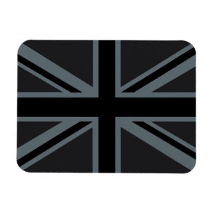 Svart facklig jackflaggadesign magnet