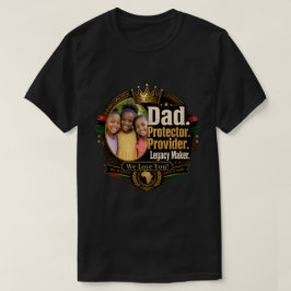 Svart faderns arvdesign (anpassningsbar) t shirt