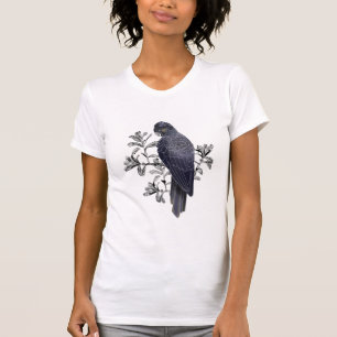 Svart fågel Australian native Black Cockatoo T Shirt