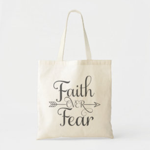 Svart Faith over Fear Tygkasse