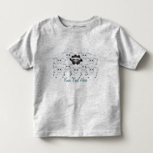 Svart får i familjen t shirt