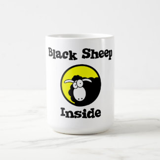 Svart får kaffemugg