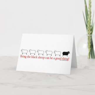 Svart får kort
